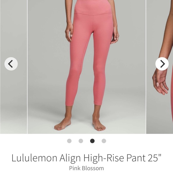 lululemon athletica Pants - 🆕 PINK BLOSSOM - NWT lululemon align high-rise HR pant 25" size 6